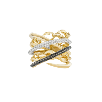 Thorn Embrace Bound Together Large Band Ring, Size 7