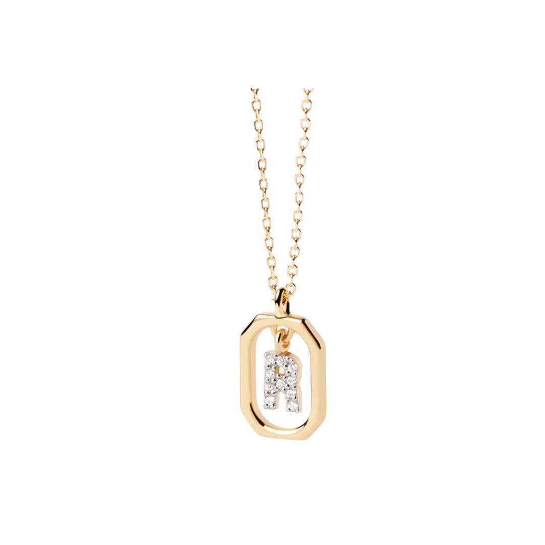 Mini Letter R Necklace