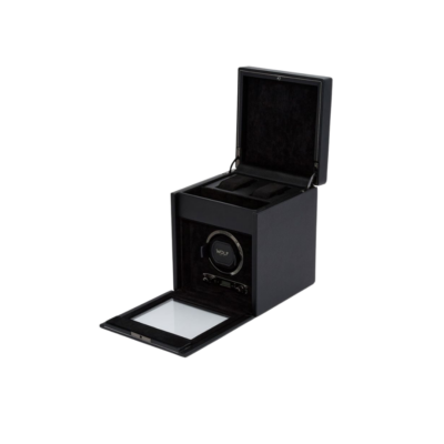British Racing Single Watch Winder with Storage