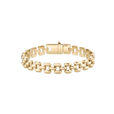 Three Row Cleo Bracelet, Gold