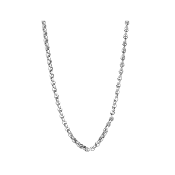 Micr Open Link Necklace 24"