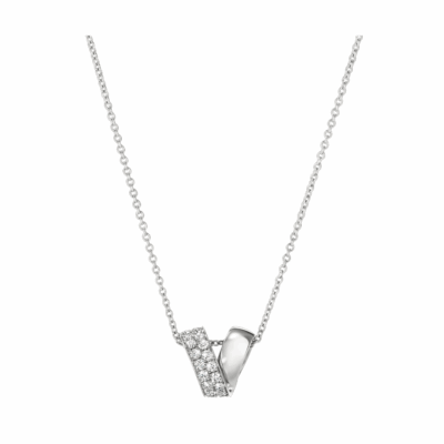 INSIDE/OUT Multi-Wear Rondel Diamond Pendant Necklace