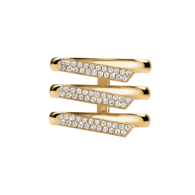 Inside Out Diamond Trio Band, Size 8.5