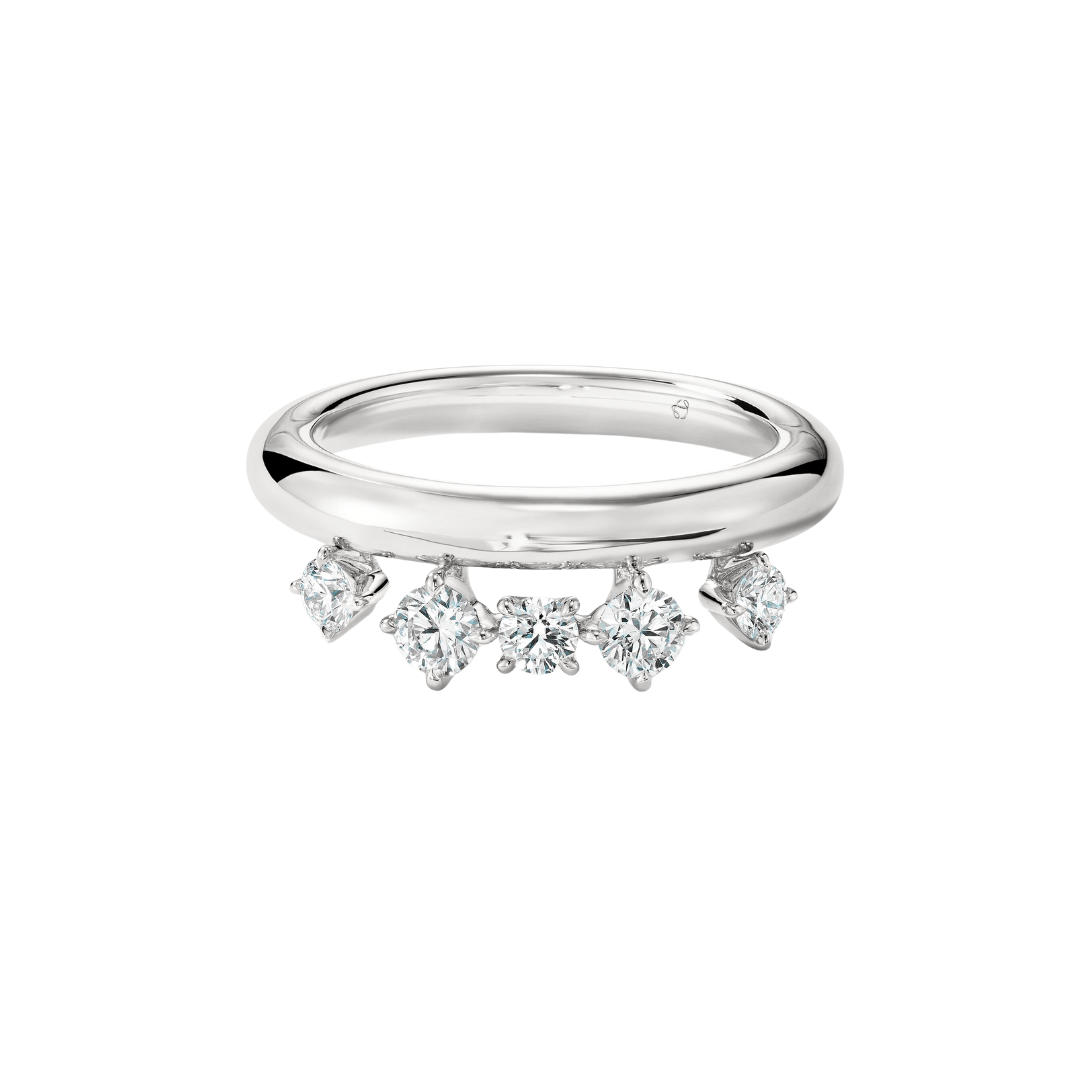 Floating Diamond Ring, Size 6.50
