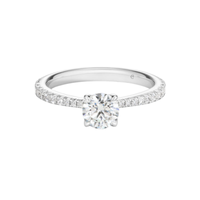 Vela Solitaire Ring, Size 6.5