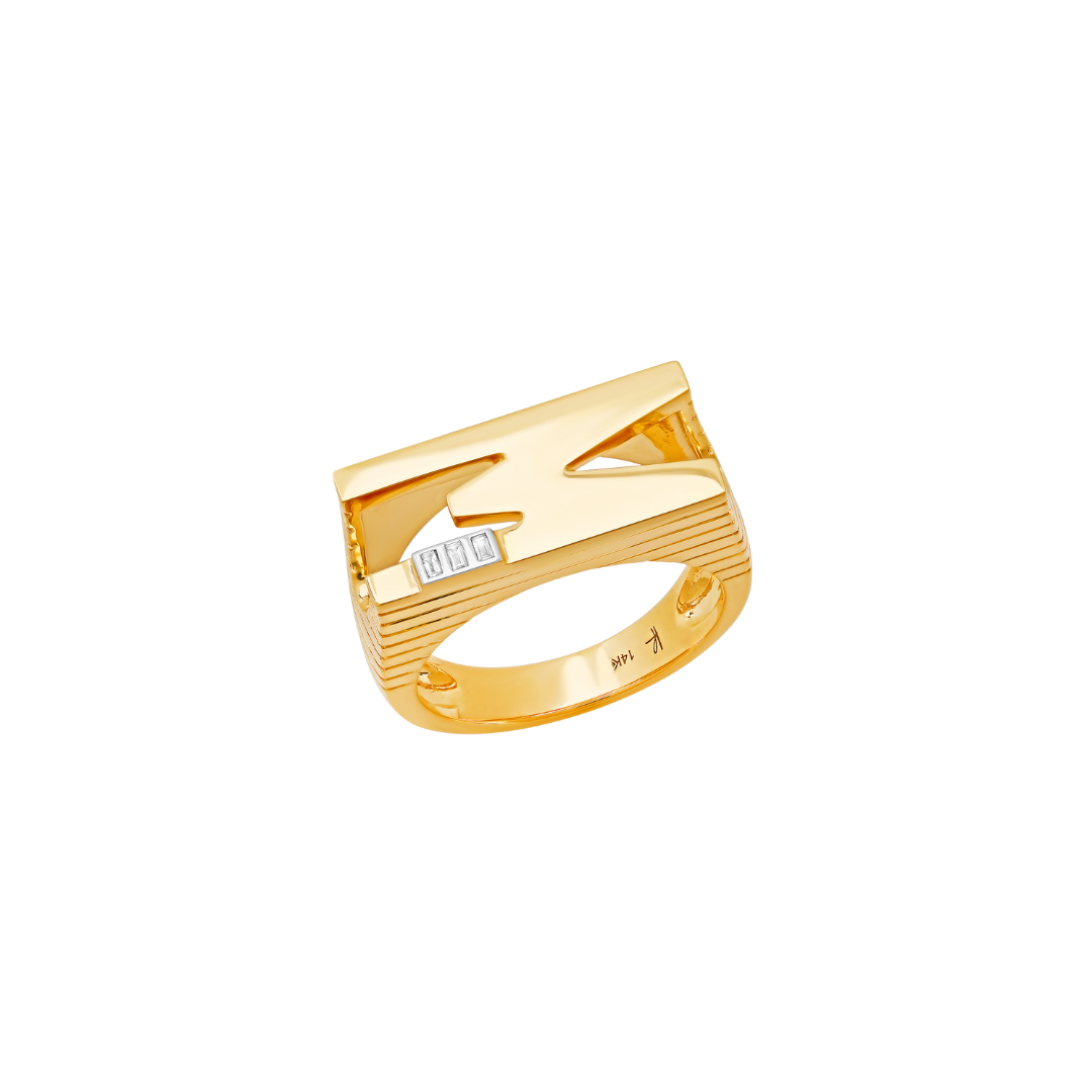 14Y Di M Grandsize Ring Size 7.5