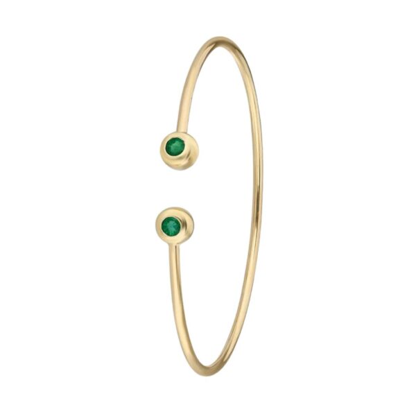 ITA Bezel Wire Cuff Bracelet