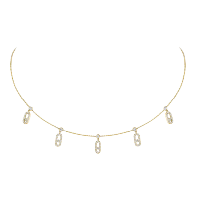 Messika Move Uno Tassel Pavé Choker