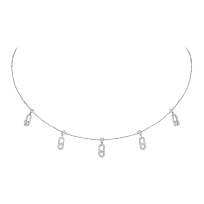 Move Uno Pavé Drop Pendant Choker