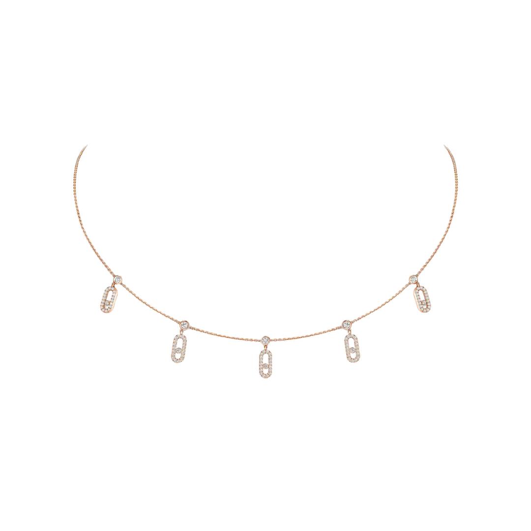 Move Uno Pavé Drop Pendant Choker