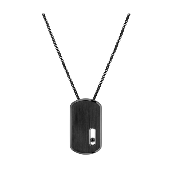Move Titanium Black LM Pendant Necklace