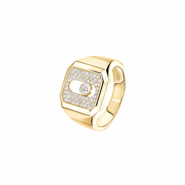 Move Joaillerie Pavé Signet Ring, size 6