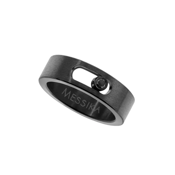 Move Titanium Black Small Ring, Size 9