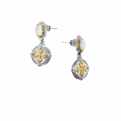 Dome Sterling Silver With 18K Yellow Gold & Mother Of Pearl