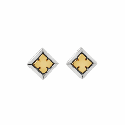 Laconia Square Stud Earrings