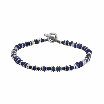 Pilla Bracelet with Lapis in Medium