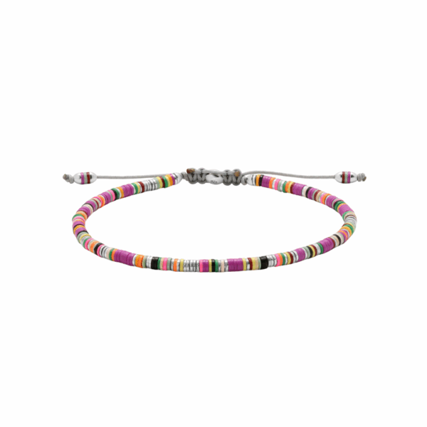 Mini Malli Bracelet Purple Pattern, Medium