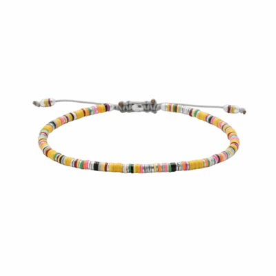 Mini Malli Bracelet Mustard Pattern, Medium