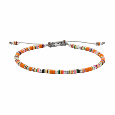 Mini Malli Bracelet Orange Pattern, Medium