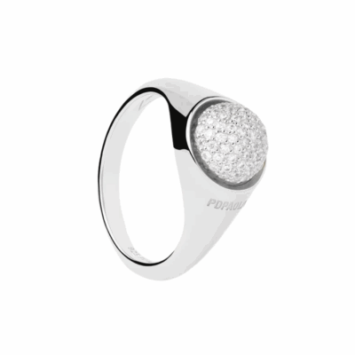 Pavé Moon Ring