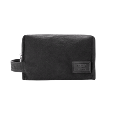 Bert Canvas Double-Zip Toiletry Kit Case