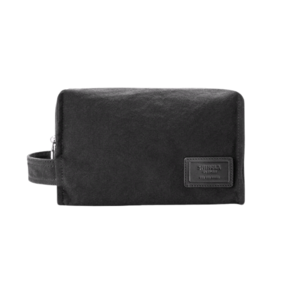 Bert Canvas Double-Zip Toiletry Kit Case