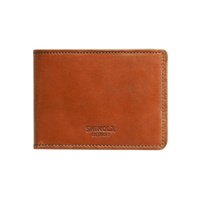 Harness Leather Slim Bifold 2.0 Wallet in Bourbon
