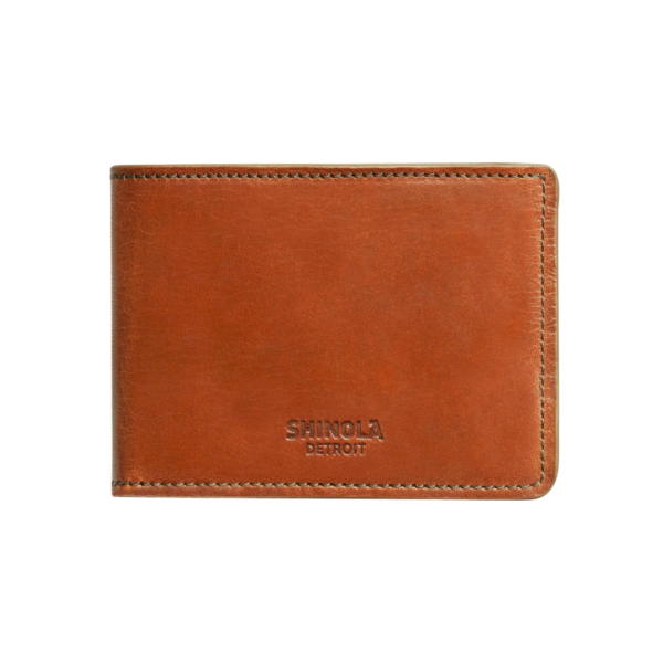 Harness Leather Slim Bifold 2.0 Wallet in Bourbon