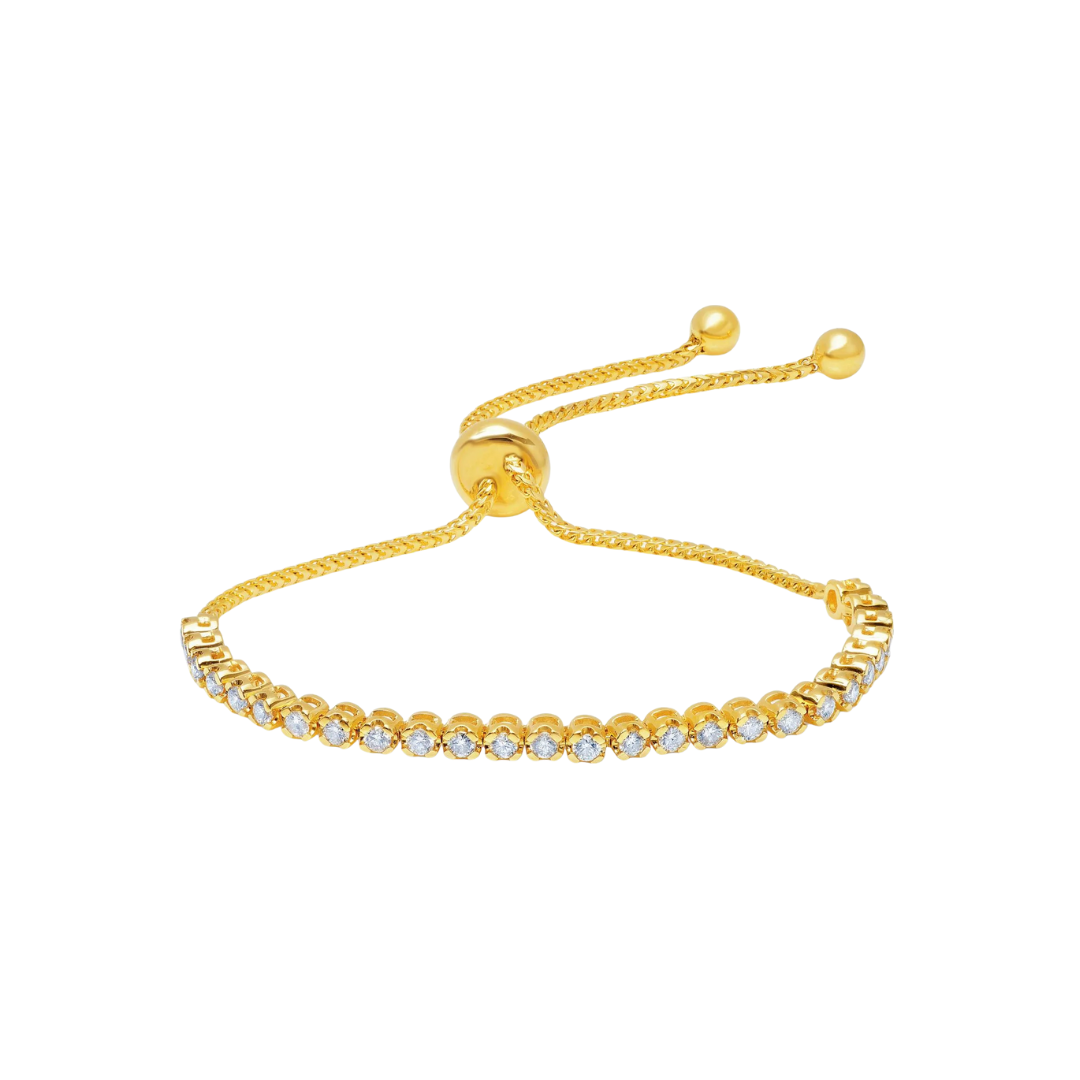 Diamond Bolo Bracelet