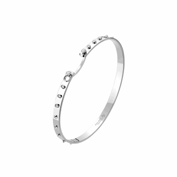 Brunch in NY Mood Bangle in White Gold
