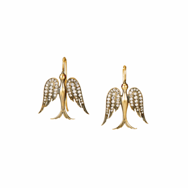 New small swallow earrings