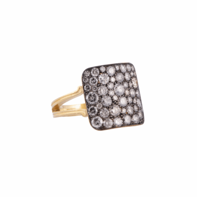 Small Split Shank Ten Table ring, size 7.5