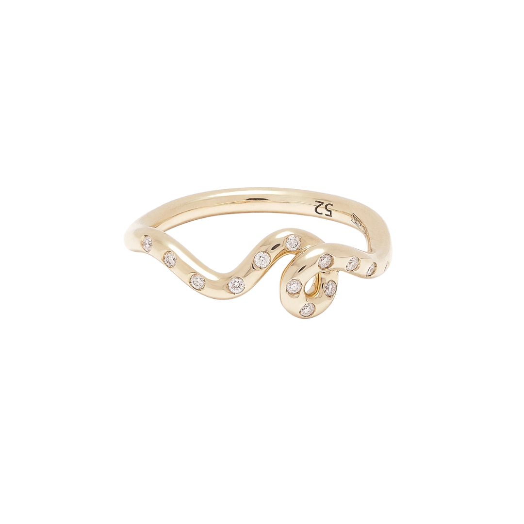 Diamond Polka Dot Ring Size 6.5