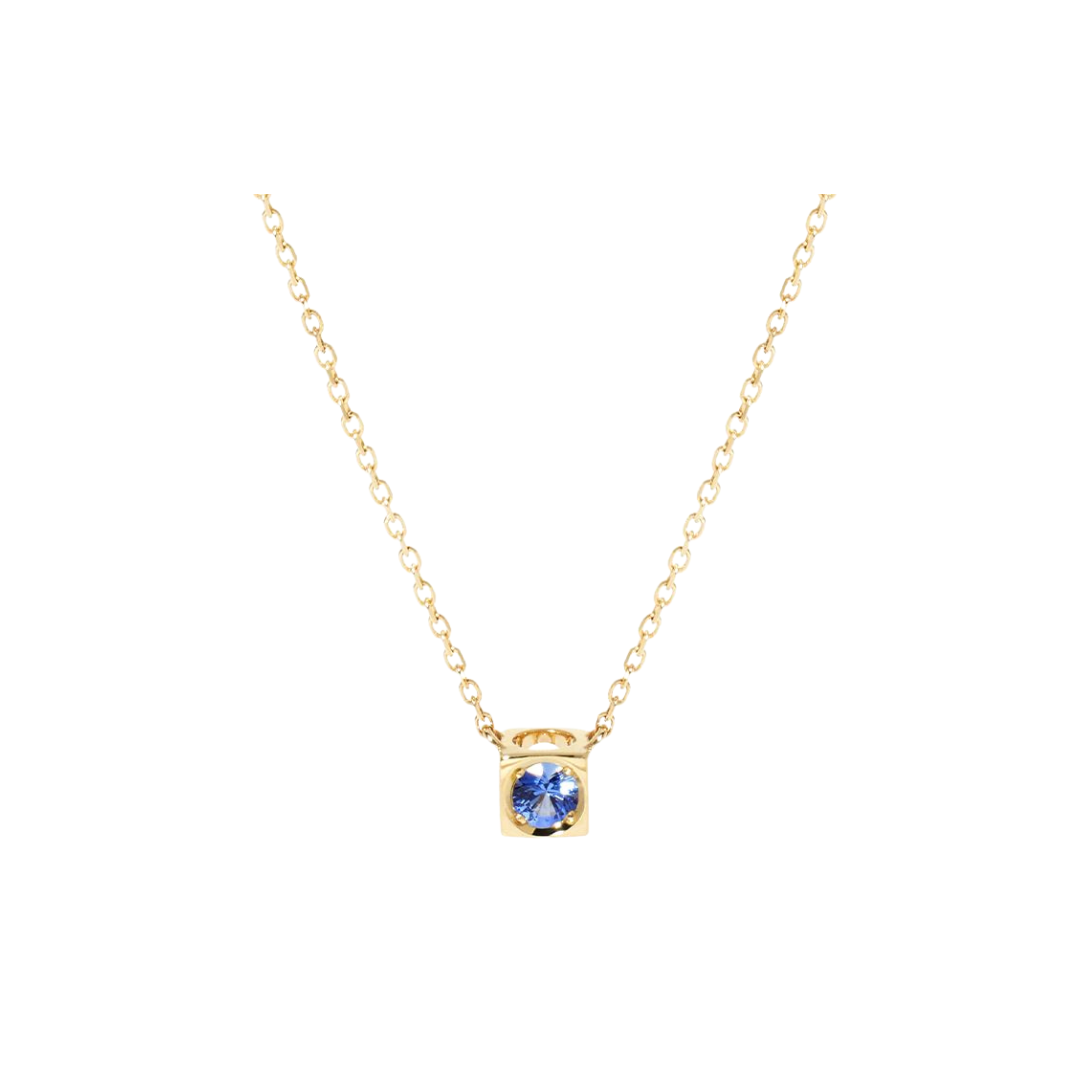 Sapphire Le Cube Small Necklace