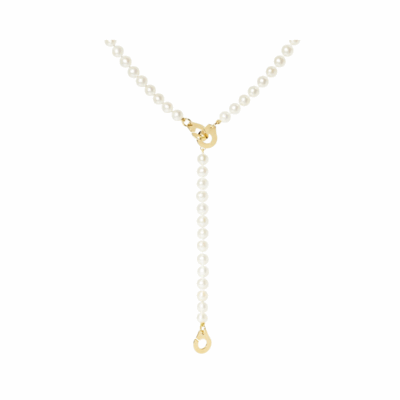 3 Menottes dinh van pearl necklace