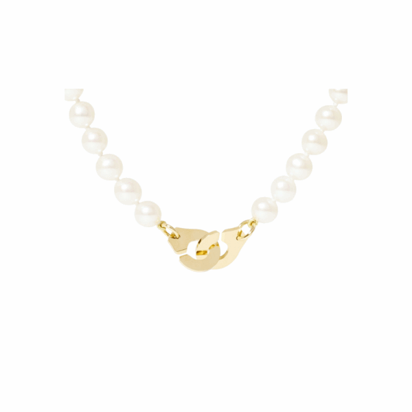 Menottes dinh van pearl small necklace