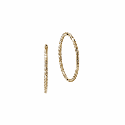 14K Yellow Gold Essentials 39mm Hoop Earrings