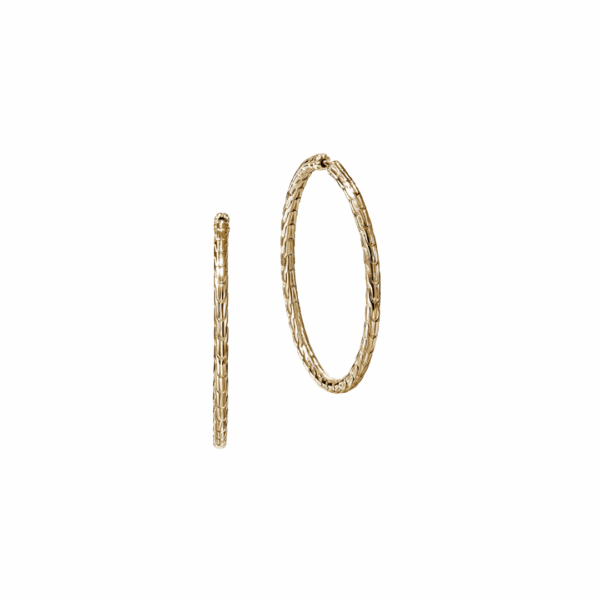 14K Yellow Gold Essentials 39mm Hoop Earrings