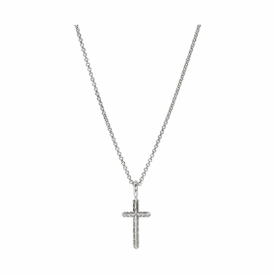Sterling Silver Essential Cross Necklace