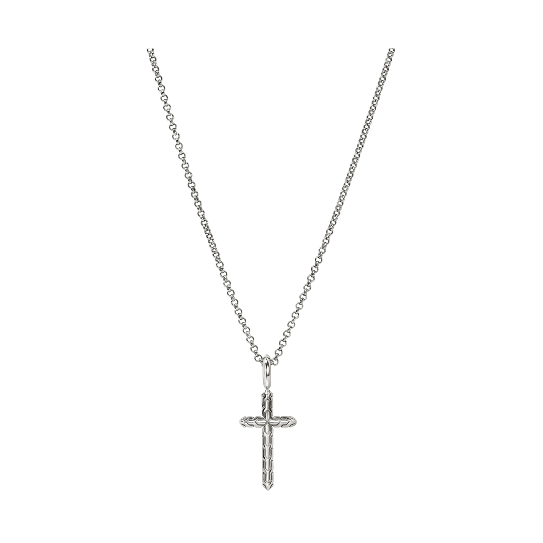 Sterling Silver Essential Cross Necklace