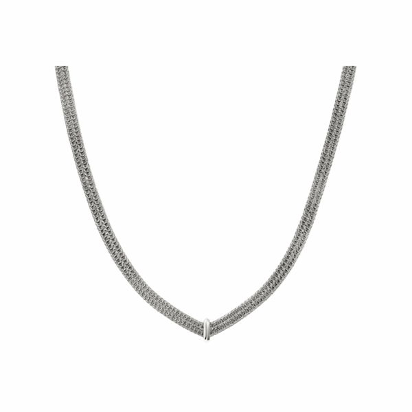 Sterling Silver Icon Link 6mm Necklace, 16"