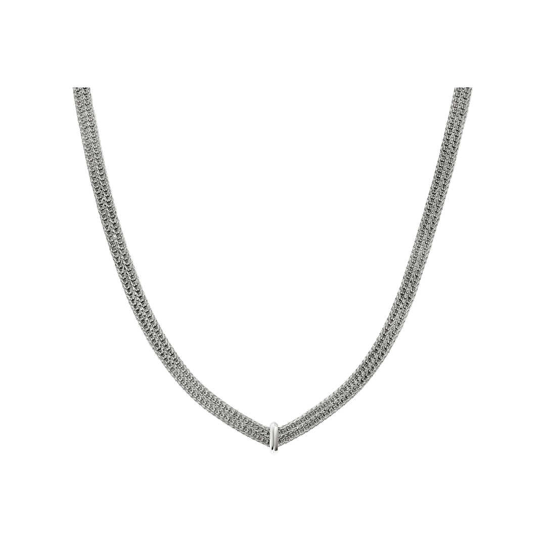 Sterling Silver Icon Link 6mm Necklace