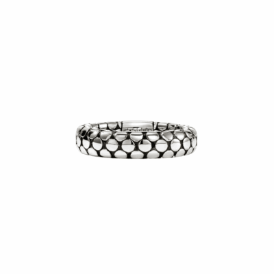 Sterling Silver Dot Band Ring, size 6