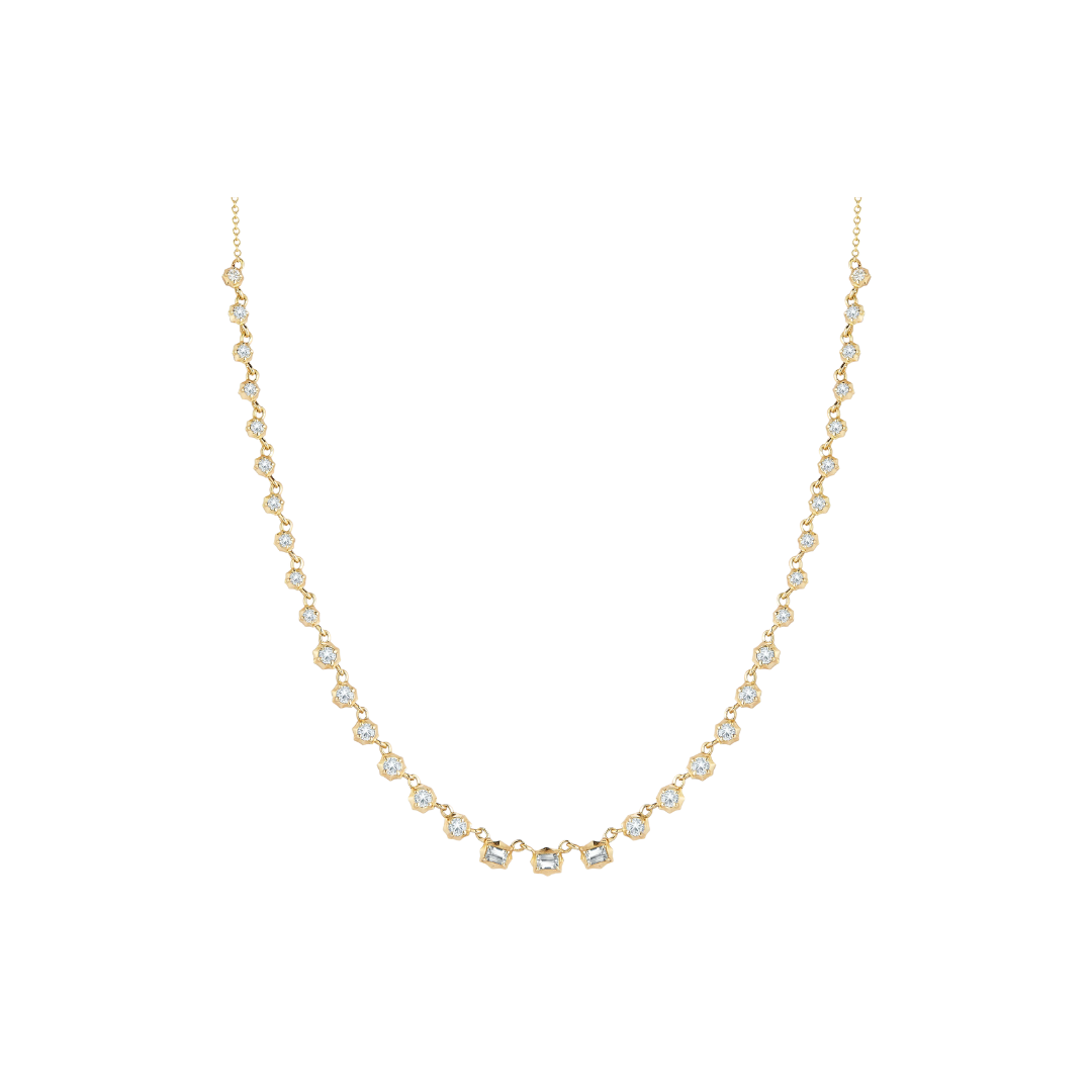 Envoy Diamond Riviera Necklace in 18KYG with 1.98ct of Diamonds