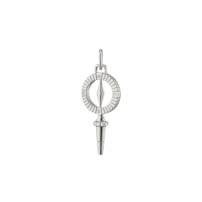 Monica Rich Kosann Mini “True North” Compass Key Necklace