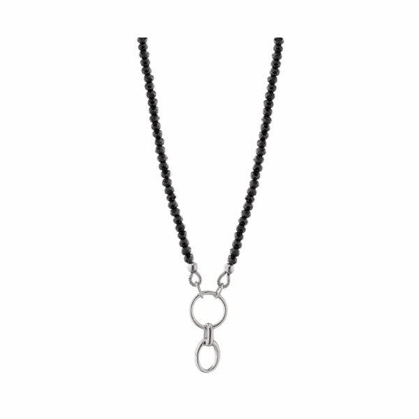 Monica Rich Kosann’s sterling silver DYO necklace.
