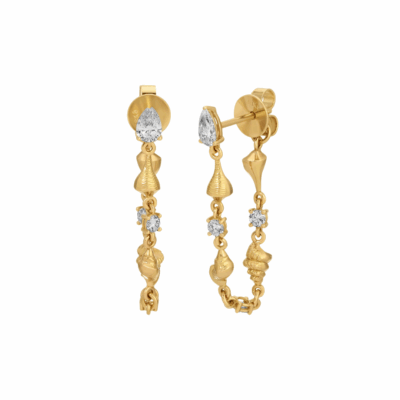 Anita Ko’s Shells by the Yard Loop earrings