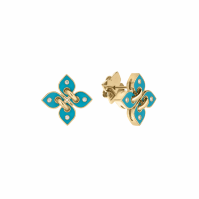 Roberto Coin’s Love in Verona stud earrings