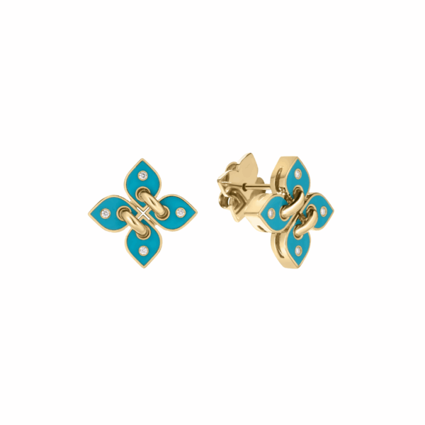 Roberto Coin’s Love in Verona stud earrings