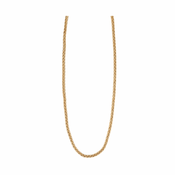 18k yellow gold Small Woven Chain